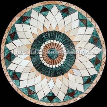 Mosaic Stone Medallions
