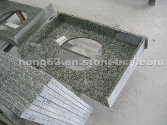 China Green Granite vanity top