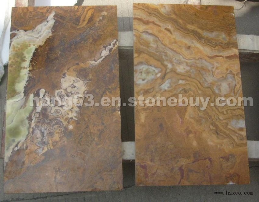 Yellow Onyx tile