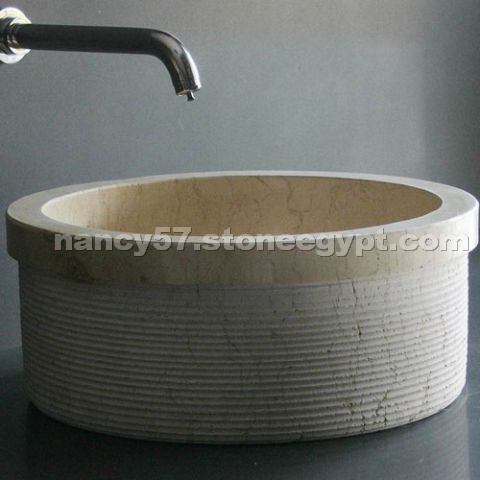 Sunny beige sink