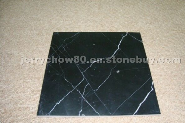 Nero Marquina Marble tiles , slabs