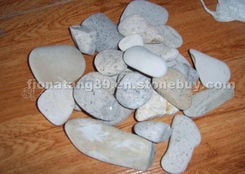 White Natural Sea Pebble