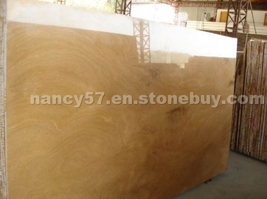 Wood Grain Yellow Marble