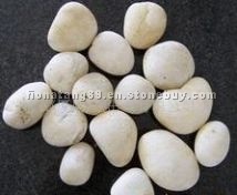White Round Pebbles
