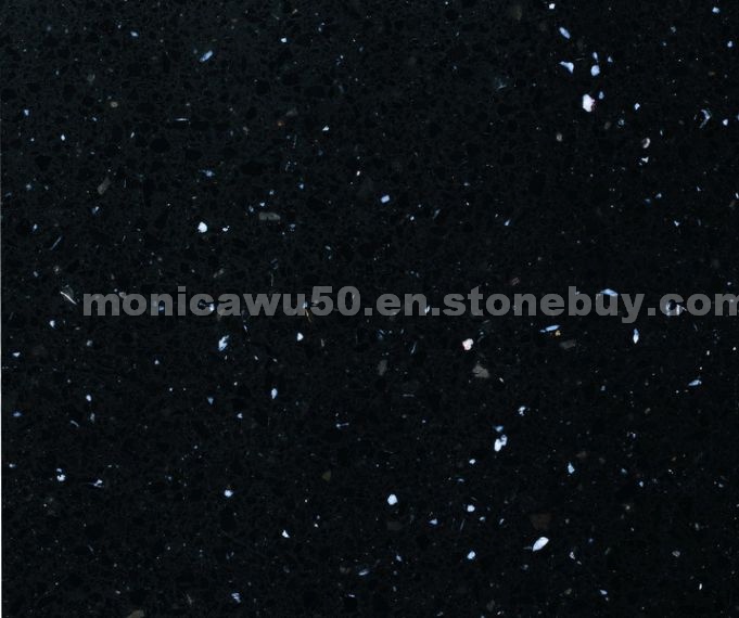 Stella Black Agglomerate Stone - BF1002