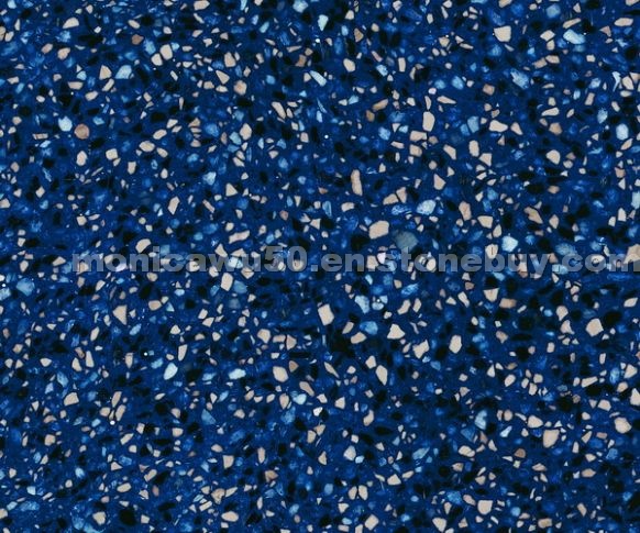 Mini Grain Oceania Blue Agglomerate Stone - BF1003