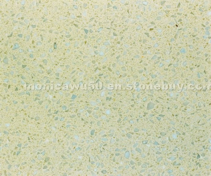 Crema White Agglomerate Stone - BF1006