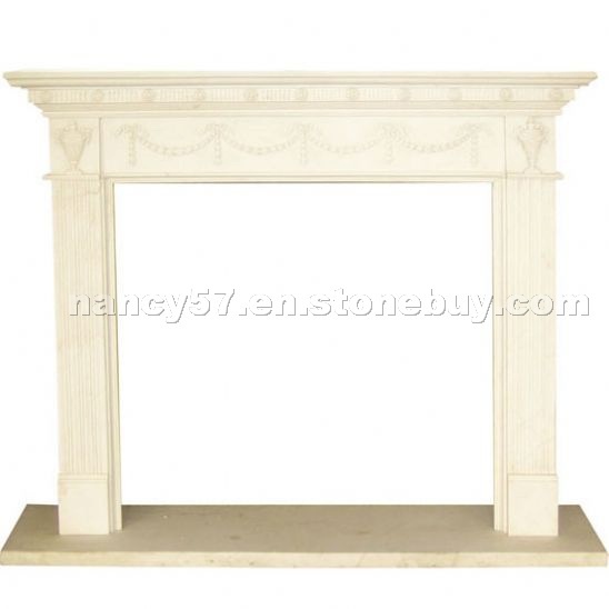 Limestone Fireplace FM-006