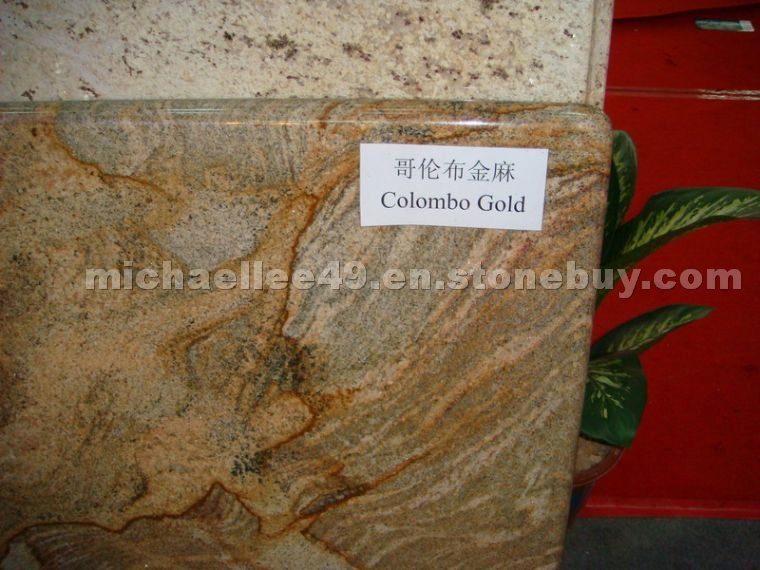Colombo Gold Granite Countertop