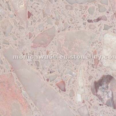 Crystal Pink Agglomerate Marble - BM0850