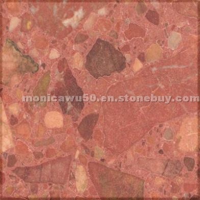 Red Mountain Agglomerate Marble Gig Grain - BM0858