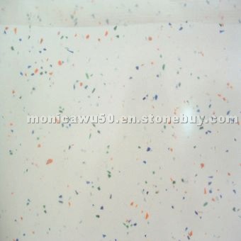 Polished Manmade Marble with Chips - BM0917
