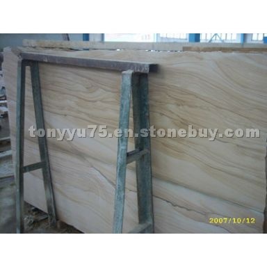 cloudy vein sandstone slab