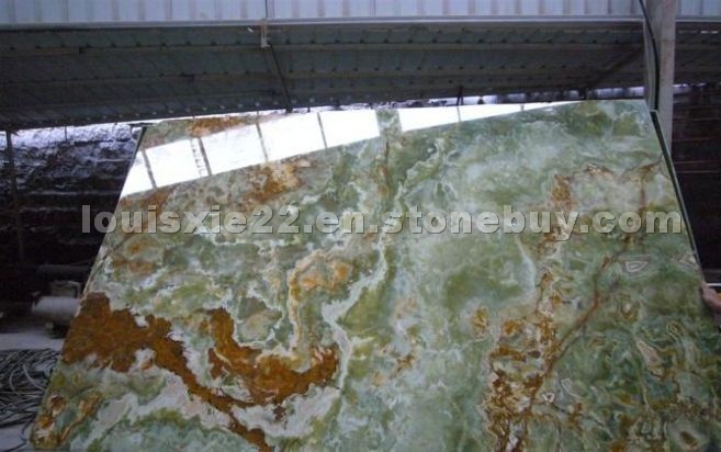 Multicolor Green Onyx Slab
