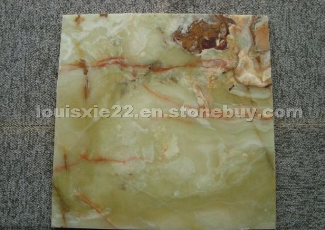 Green onyx tile