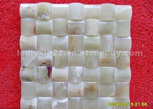 White onyx mosaic