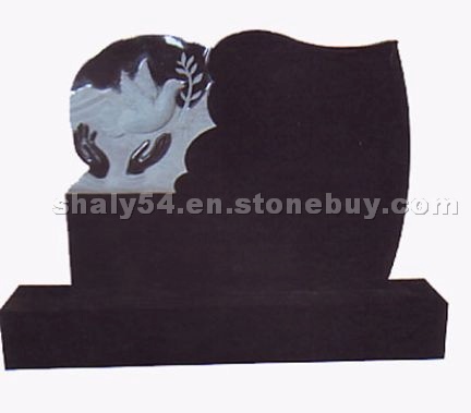absolute black tombstone