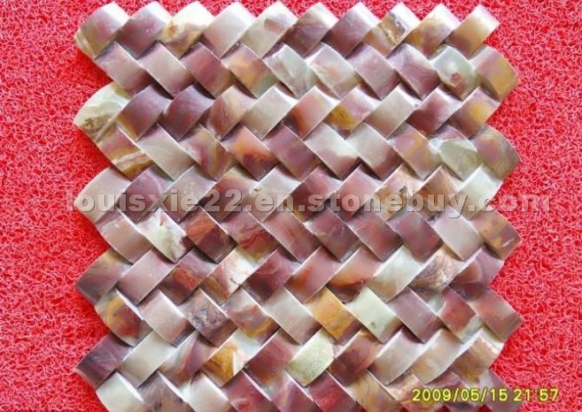 Purple onyx mosaic