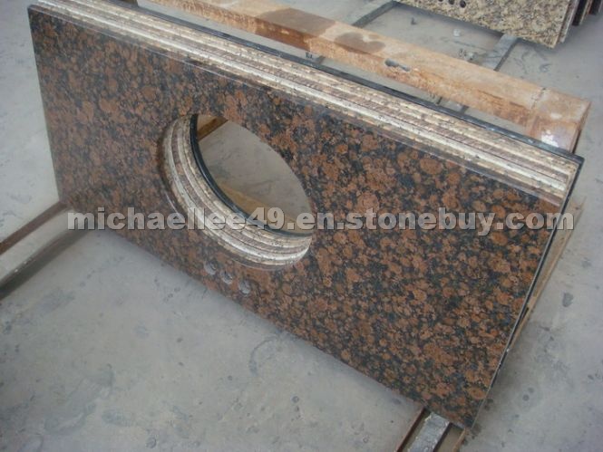 Baltic Brown Granite Vanity Top
