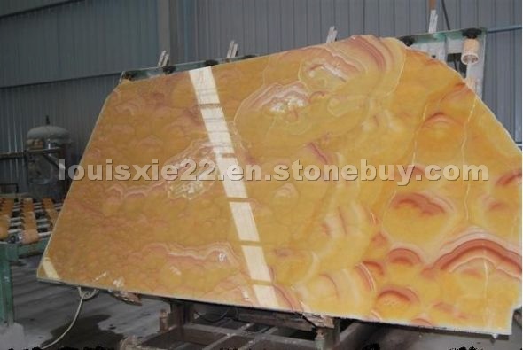 Red dragon onyx slab