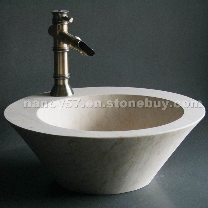 Cream marfil sink