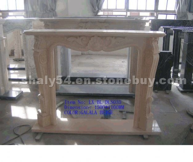 Galala beige fireplace