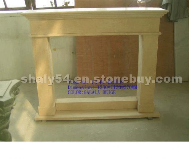Galala Beige fireplace
