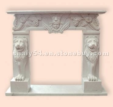 marble fireplace