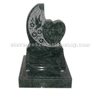 Tropical green granite tombstone Tropical green granite tombstone