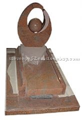 Multicolor red granite tombstone Multicolor red granite tombstone