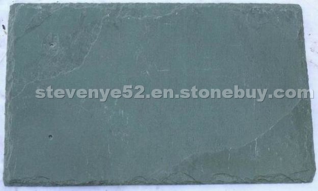Green roofing slate