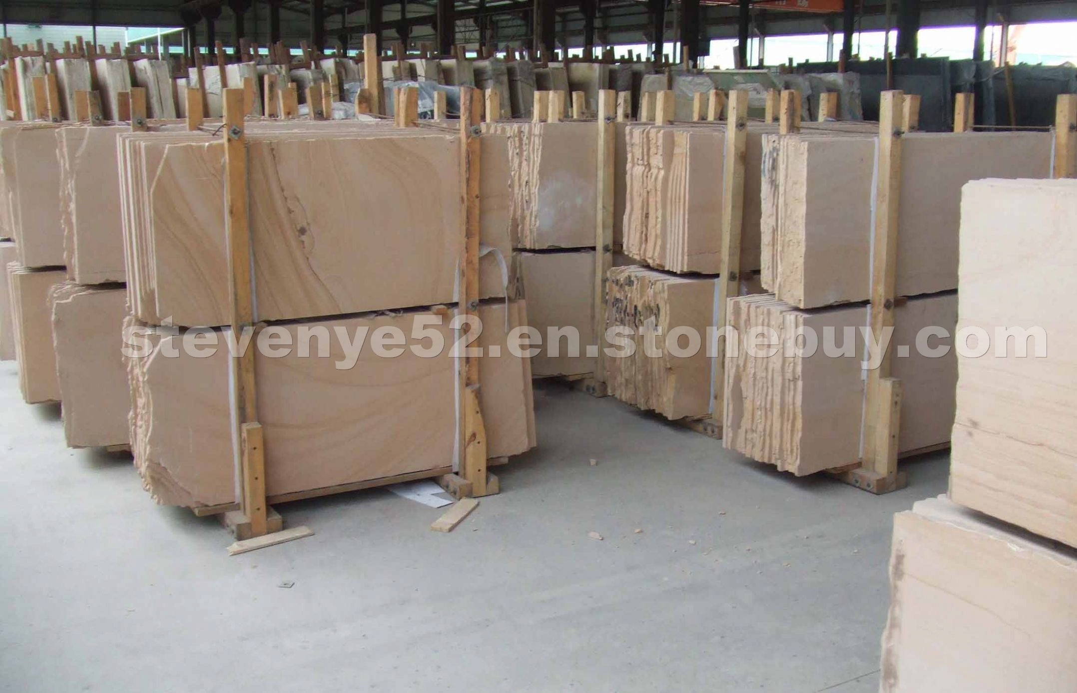 China Yellow Sandstone Slabs