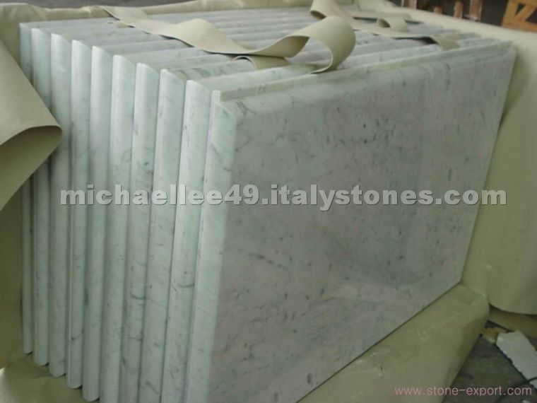 Bianco Carrara Marble Countertop