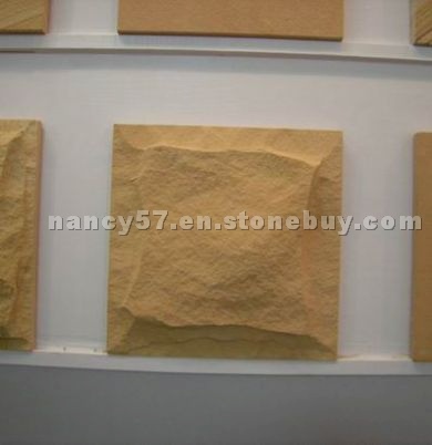 China Yellow Sandstone Mushroom Stone