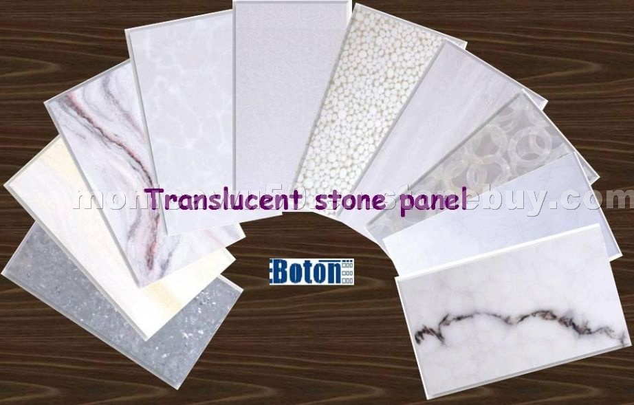 White series translucent stone-artificial stone