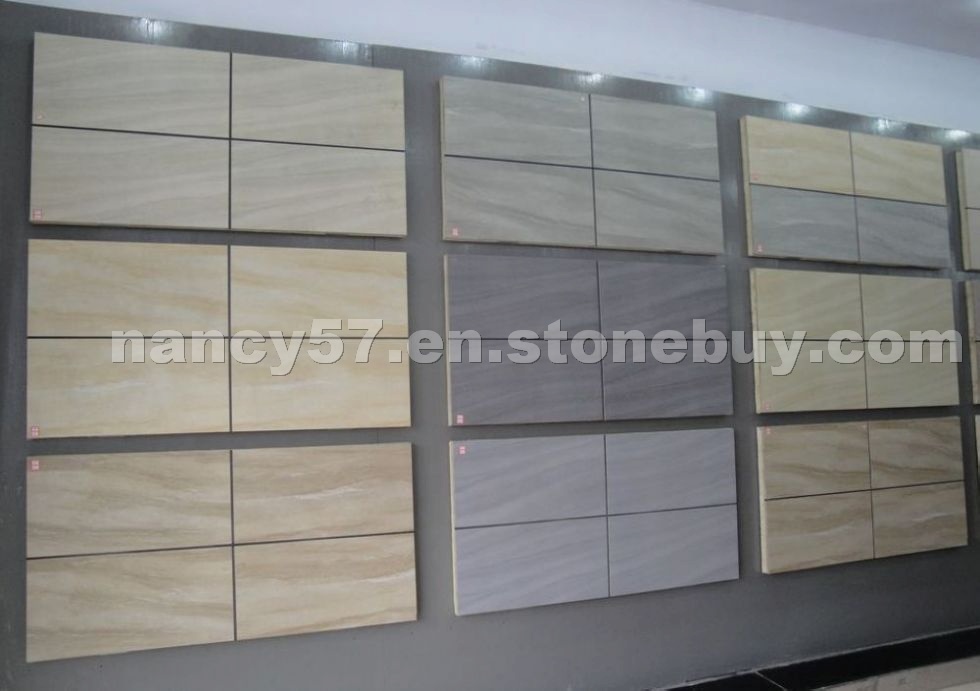 Ceramic tile facade