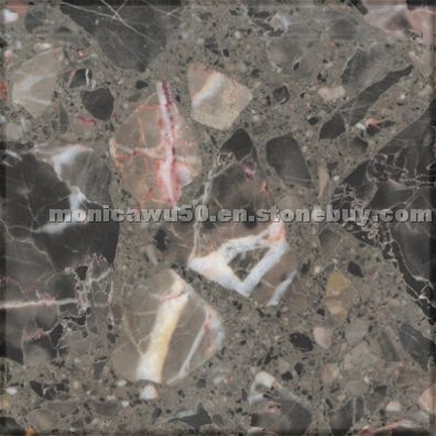 Earth Brown Manmade Marble Stone - BM0866