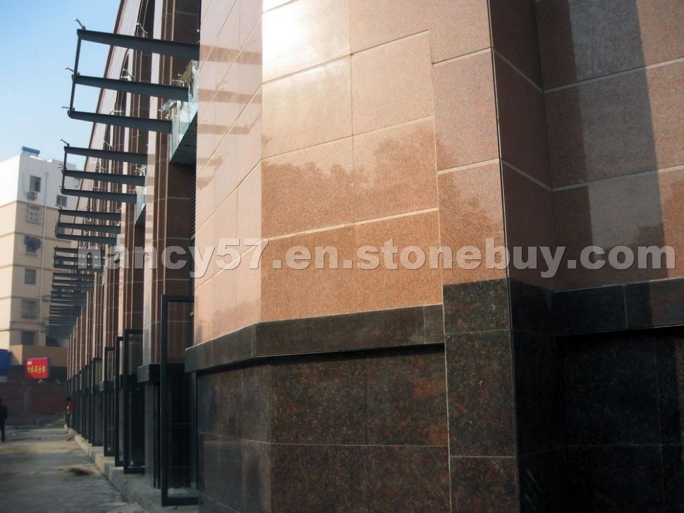 Composite granite wall cladding
