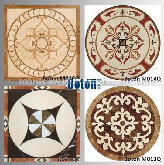 Hotel Flooring Mosaic Pattern Medallion