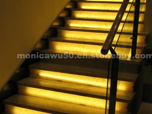 Stairway Artificial Translucent stone tiles