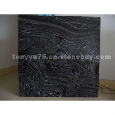 Black Cloudy Vein Block
