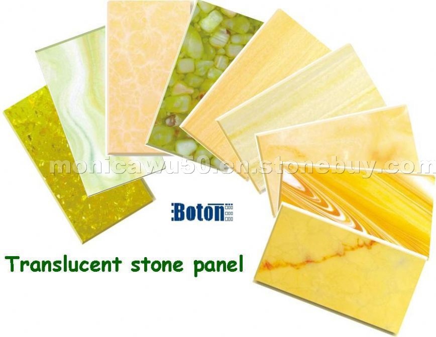 Walling-beige series translucent stone