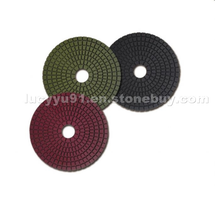 Diamond flexible polishing pad