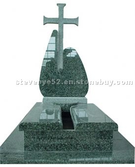 Ever green granite tombstone