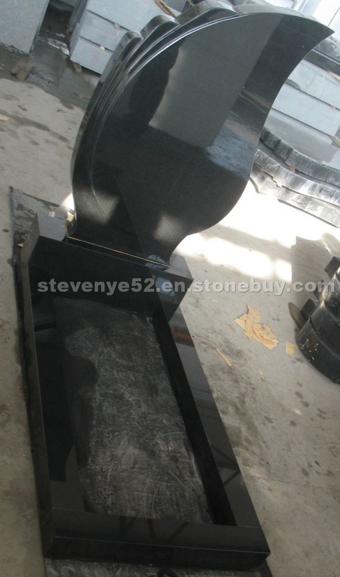 Shanxi Black granite tombstone