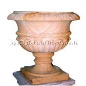 Sandstone Flowerpot, Vase Sandstone Flowerpot, Vase
