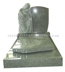 Padang light granite tombstone