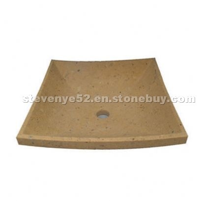 Gold limestone sink 1