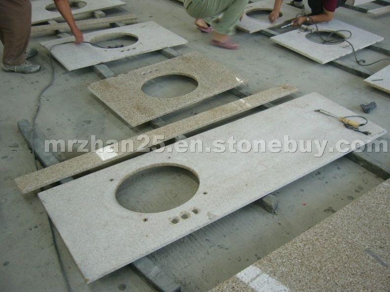 Giallo granite vanitytops