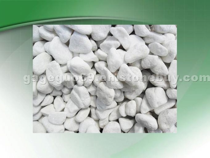 snow white marble pebble snow white marble pebble